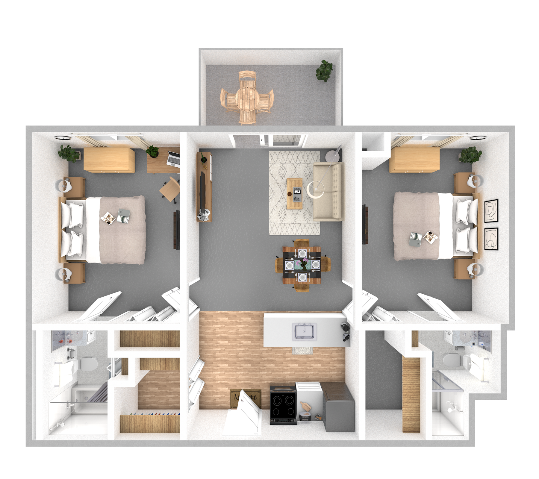 Black Walnut floor plan